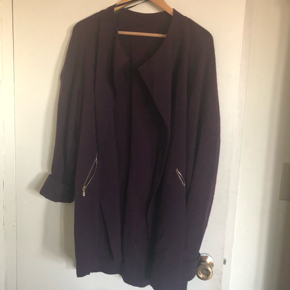 Calvin Klein purple jacket